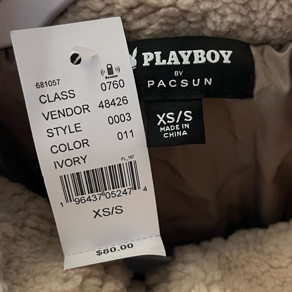 PacSun x Playboy Sherpa Jacket - Picture 6 of 6